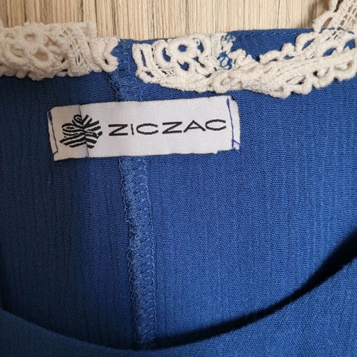 Zic Zac summer top blue used, one size