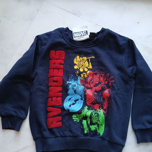 Marvel Avengers kids' sweatshirt for ages 2-4, blue