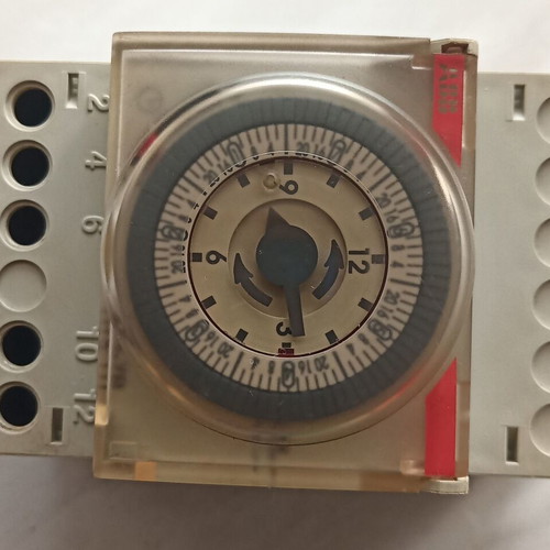 Analog weekly rail timer AT3-7R ABB used