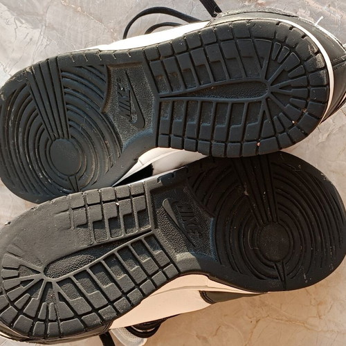 Nike athletic boots used, size 42.5, black-white
