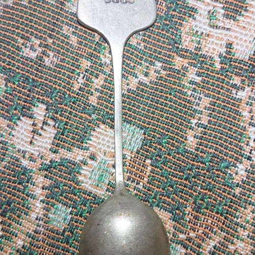 Souvenir spoons used from Isle of Man, Wales and Scotland