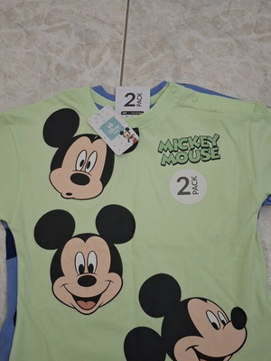 Mickey Mouse toddler t-shirt set new, size 24-36 months, 2 pack
