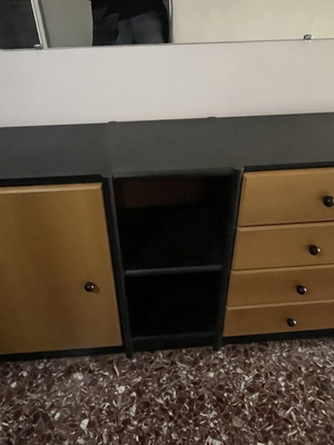 Buffet like new, spacious with large storage and shelves