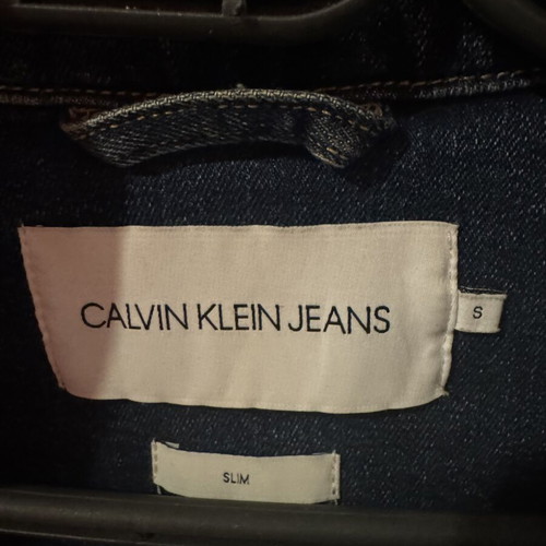 Calvin Klein Jeans denim jacket like new, size small, blue