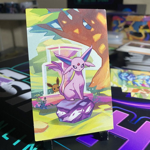 Espeon Pokemon card like new