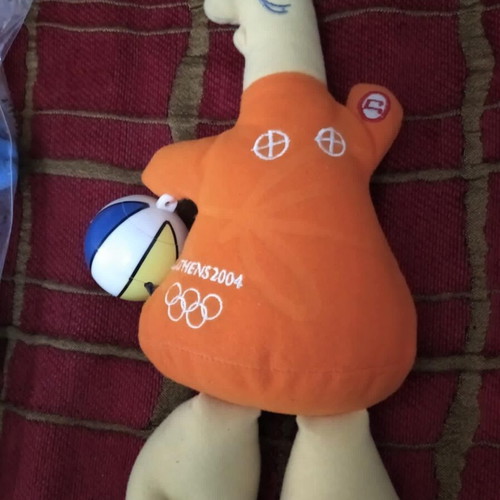 Phoebus and Athena plush mascots from Athens 2004 Olympic Games