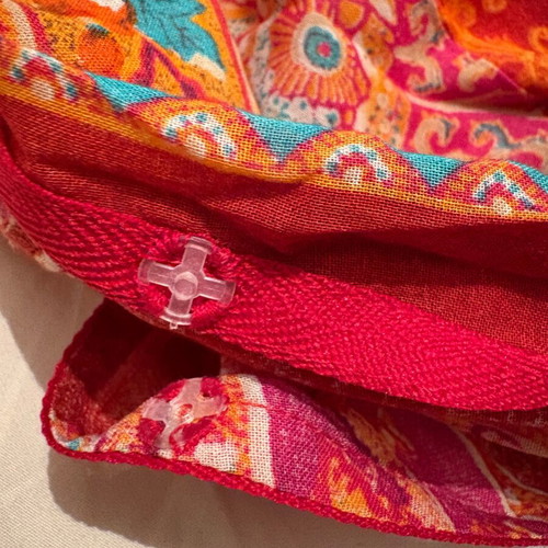 Toi&Moi women's top vest like new, red and turquoise
