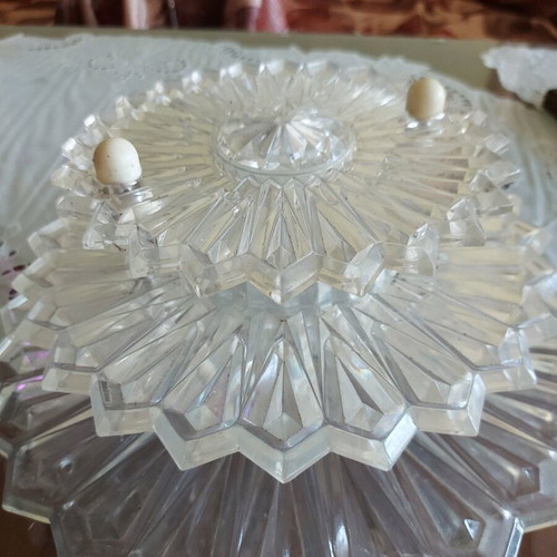 Decorative flower from USSR used, plastic rings