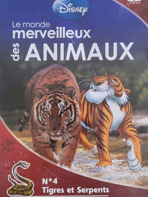 Disney Le Monde Merveilleux Des Animaux DVD used, n°4 tigres & serpents in French