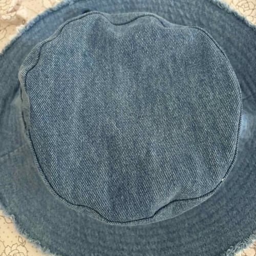 Jacquemus denim bucket hat like new, size 58, blue