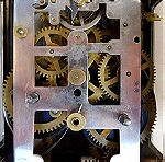  Ρολόι - Ξυπνητήρι μεταλλικό επινικελωμένο "Carriage Clock" με μουσική, περίπου 130 ετών.