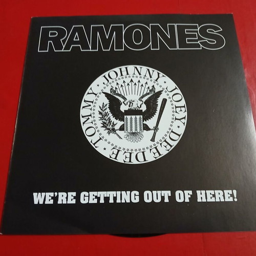 Ramones We're Getting Out of Here 7' punk record