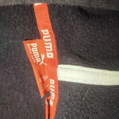 Puma men's hoodie navy large used