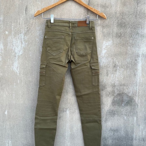 Cargo olive fitted pants no 34