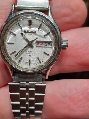 Seiko women's automatic hi beat watch used, needs service