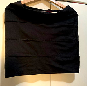 Πωλείται φούστα μαύρη κοντή μάρκας Allegra carmine ελαστική Νο small