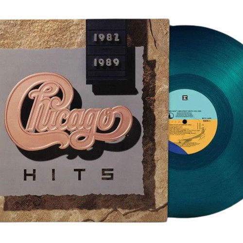 Chicago Greatest Hits 1982-1989 Sea-Blue Vinyl LP brand new