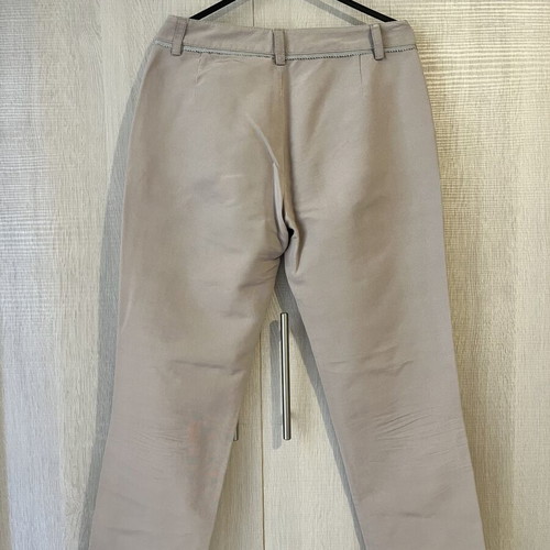 Stefanel women's pants used, size 40, gray and beige with pockets