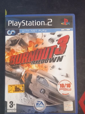 Burnout 3 Takedown PS2 μεταχειρισμένο σε καλή κατάσταση λειτουργικό