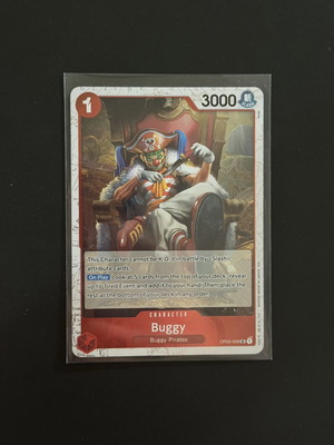 Buggy OP03-008 One Piece TCG card mint condition
