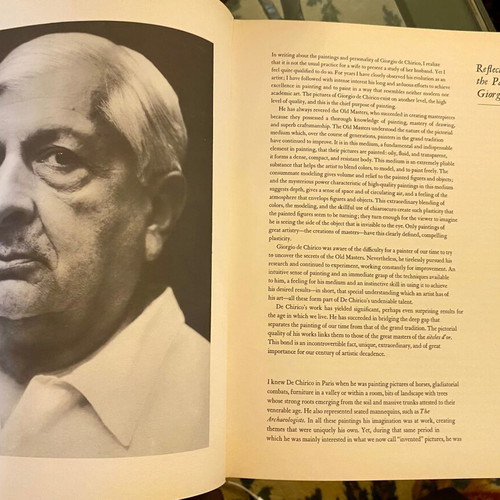 De Chirico luxury art book used