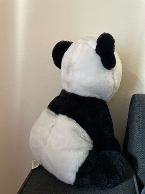 Plush panda used, 30cm