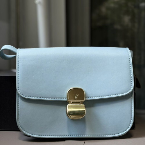 Axel crossbody bag used, turquoise