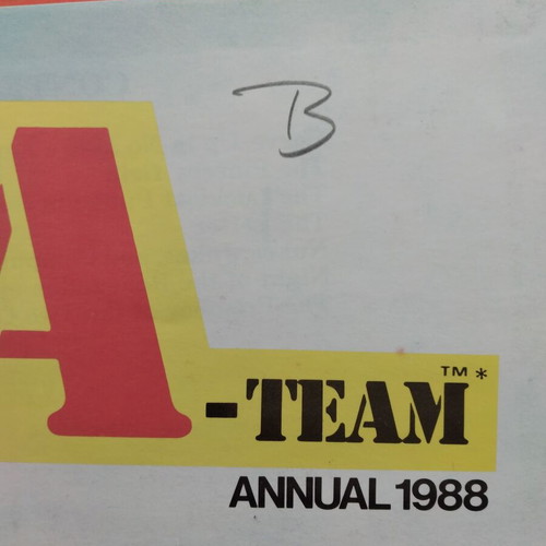 The A-TEAM Annual 1988 hardcover book used