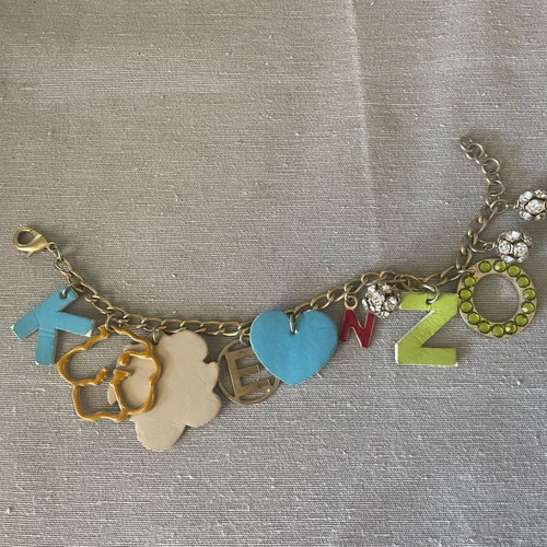 Kenzo necklace and bracelet set like new with unique charms