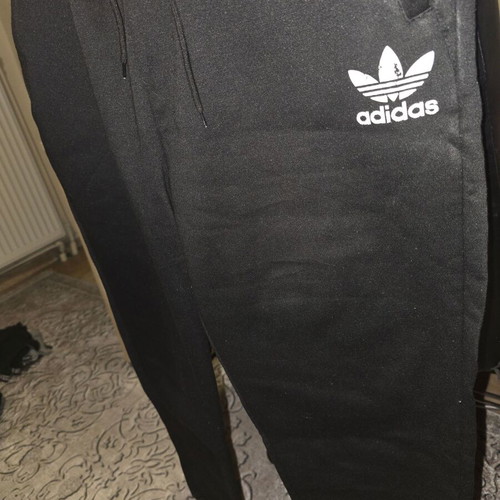 Adidas tracksuit used, size L, black
