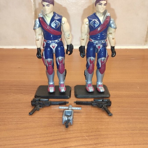 GI Joe Cobra Tomax and Xamot figures 1985