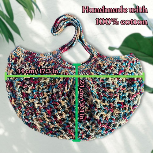Ideal Handmade Mesh Market Bag