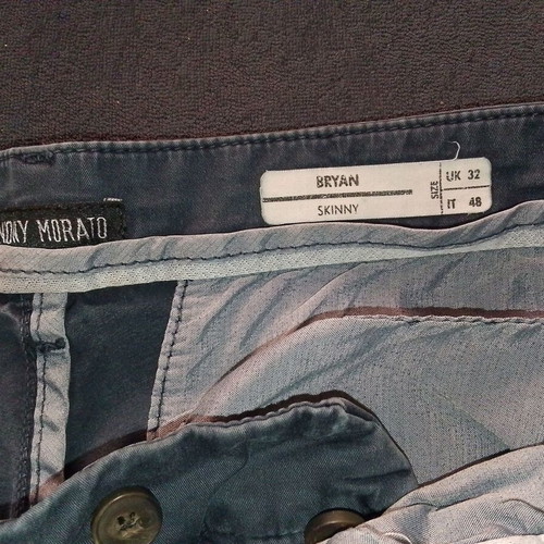 Italian men's pants blue size 32 like new
