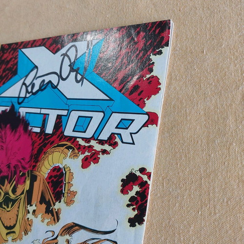 X-Factor #82 used with Peter David signature