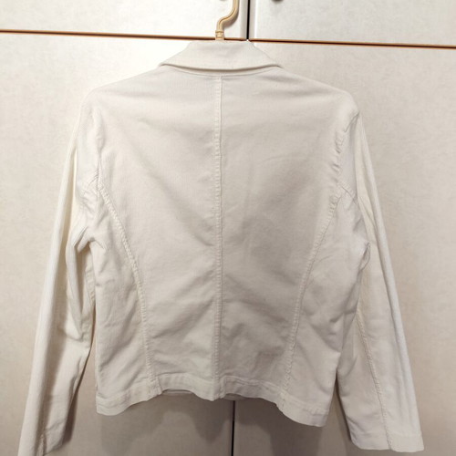 White jacket United Colors of Benetton like new, cotton corduroy size M
