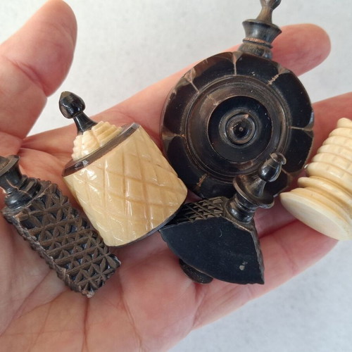 Miniature bottles new, handmade from India, set A