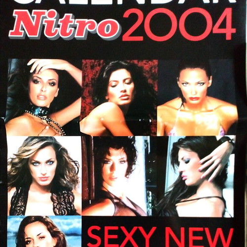 Nitro large Sexy New Year calendar 2004 like new