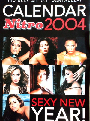 Nitro large Sexy New Year calendar 2004 like new