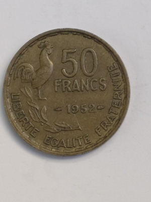 50 Francs 1952 France like new