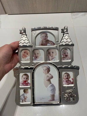 Castle photo frame with 9 openings new