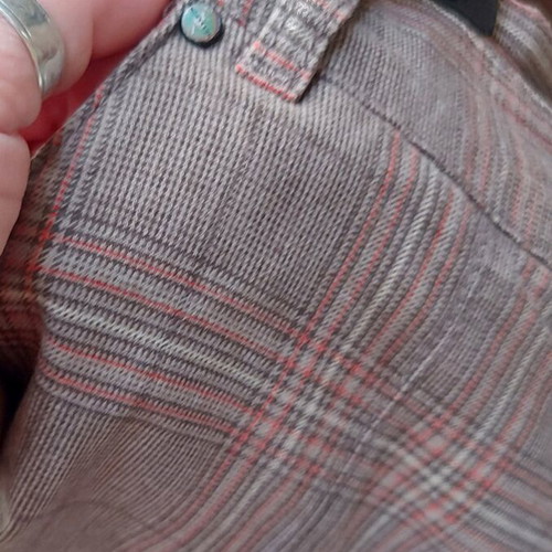 Mexx Fashion midi denim skirt in check pattern like new