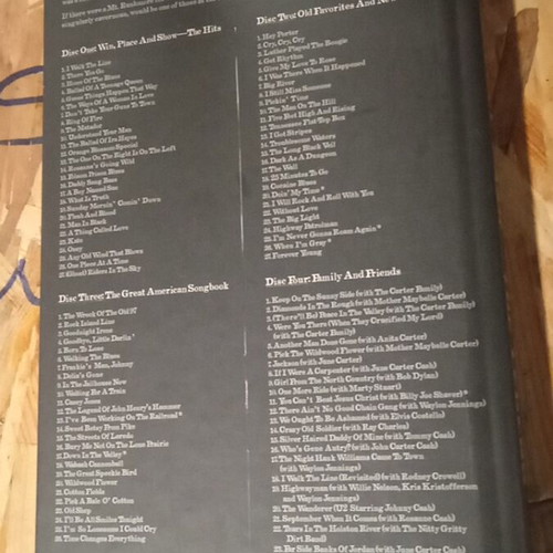 Johnny Cash The Legend box set like new, 4CD collection