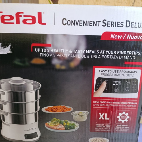 Tefal Convenient Series Deluxe Steam Cooker 9lt 900W new