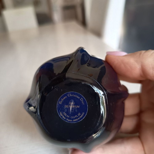 Cristian Dior Midnight Poison empty perfume bottle