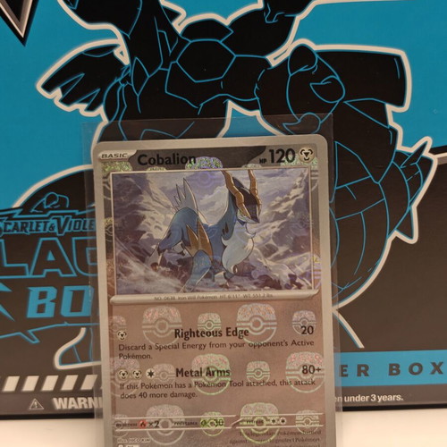 Pokemon Cobalion Master Ball Card mint condition