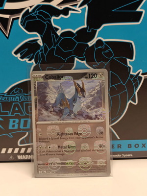 Pokemon Cobalion Master Ball Card mint condition