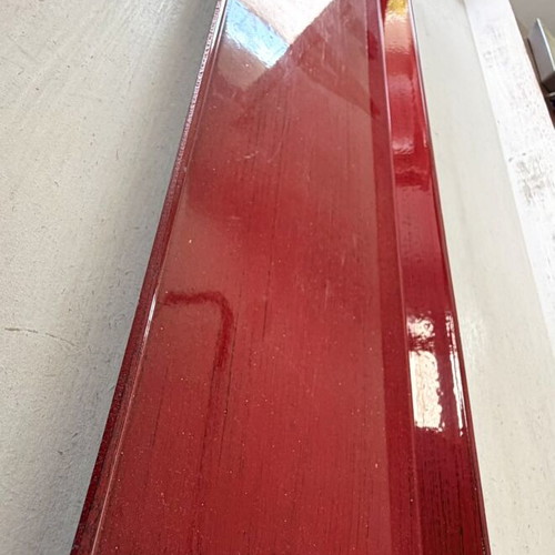 Decorative Modern Narrow Tray deep red, new