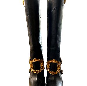 Dolce Gabbana Leather Boots