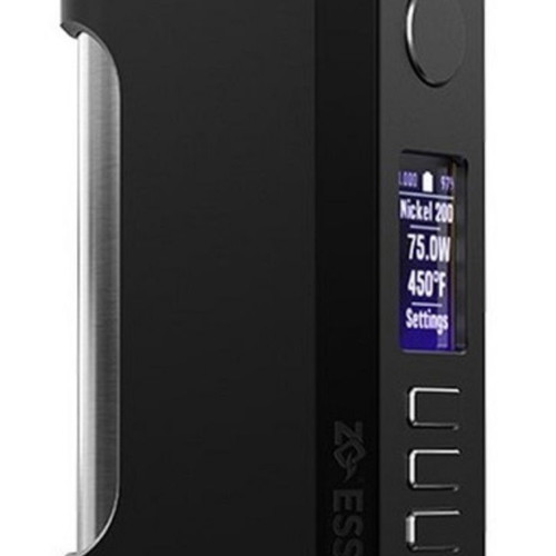 Essent DNA75c Box Mod by ZQ Vapor like new, full black