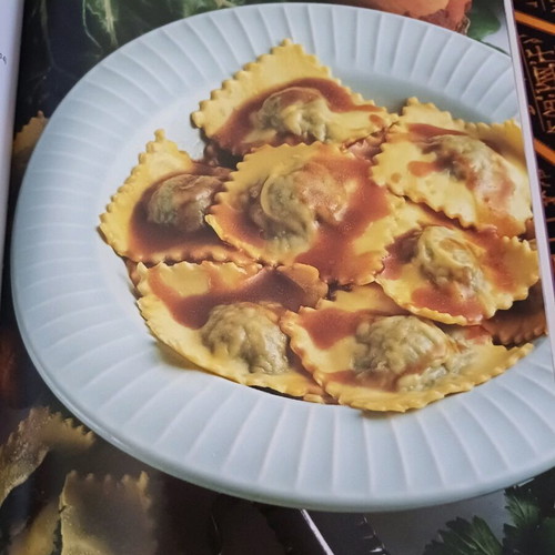 Cookbooks used, stuffed pasta and gnocchi, 2 pieces